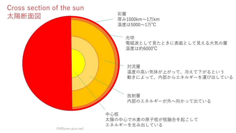 太陽断面図